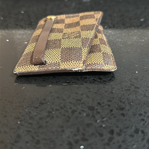 Authentic Louis Vuitton Damier Ebene Key Ring Card Holder - Picture 10 of 14